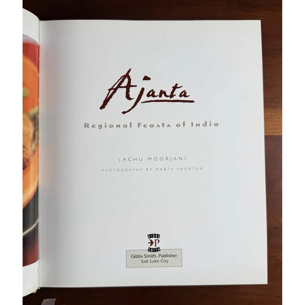 Ajanta: Distinctive Indian Cookbook Lachu Moorjani Hardcover